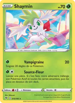Shaymin — carte 15 de l’extension Voltage Éclatant