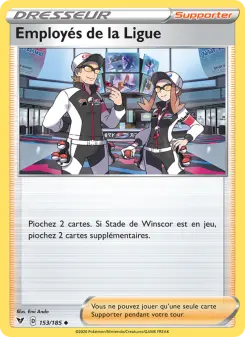 Employés de la Ligue — carte 153 de l’extension Voltage Éclatant