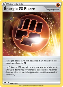 Énergie Fighting Pierre — carte 164 de l’extension Voltage Éclatant