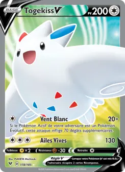 Togekiss V — carte 178 de l’extension Voltage Éclatant