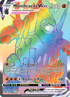 Monthracite VMAX — carte 189 de l’extension Voltage Éclatant