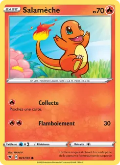 Salamèche — carte 23 de l’extension Voltage Éclatant