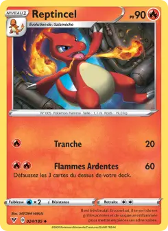 Reptincel — carte 24 de l’extension Voltage Éclatant