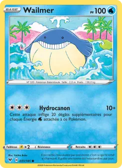 Wailmer — carte 31 de l’extension Voltage Éclatant