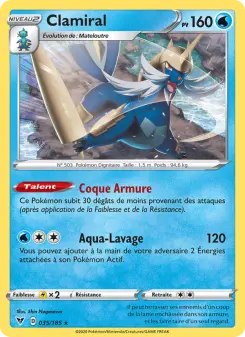 Clamiral — carte 35 de l’extension Voltage Éclatant