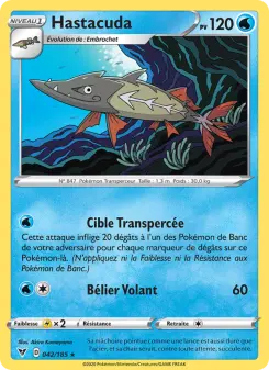 Hastacuda — carte 42 de l’extension Voltage Éclatant