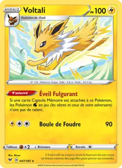 Voltali — carte 47 de l’extension Voltage Éclatant