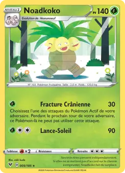 Noadkoko — carte 5 de l’extension Voltage Éclatant