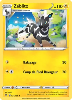 Zéblitz — carte 54 de l’extension Voltage Éclatant