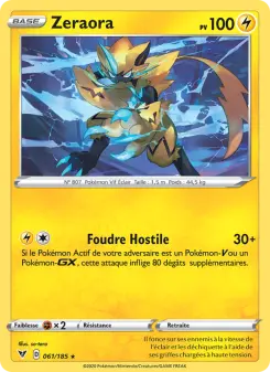 Zeraora — carte 61 de l’extension Voltage Éclatant