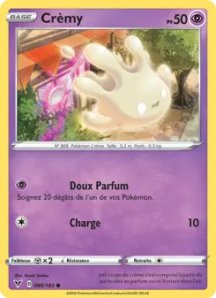 Crèmy — carte 80 de l’extension Voltage Éclatant