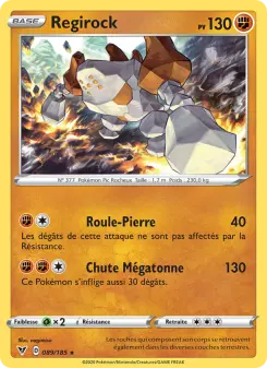 Regirock — carte 89 de l’extension Voltage Éclatant