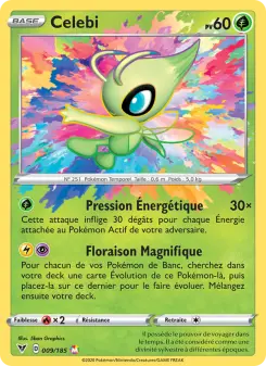 Celebi — carte 9 de l’extension Voltage Éclatant