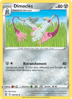 Dimoclès — carte 106 de l’extension Styles de combat