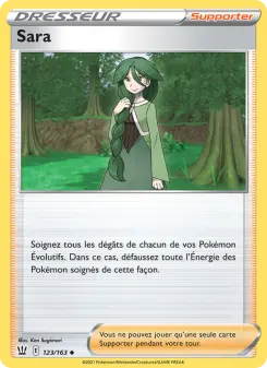 Sara — carte 123 de l’extension Styles de combat