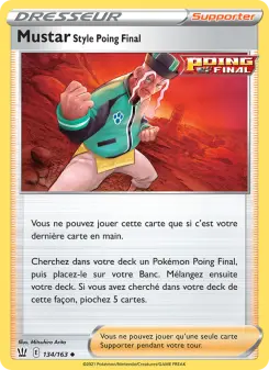 Mustar Style Poing Final — carte 134 de l’extension Styles de combat