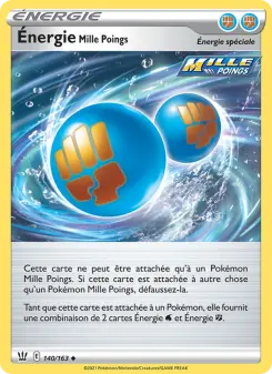 Énergie Mille Poings — carte 140 de l’extension Styles de combat