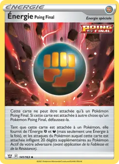 Énergie Poing Final — carte 141 de l’extension Styles de combat