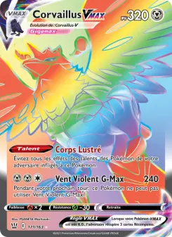 Corvaillus VMAX — carte 171 de l’extension Styles de combat
