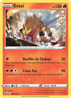 Entei — carte 20 de l’extension Styles de combat