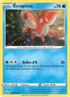Écrapince — carte 38 de l’extension Styles de combat