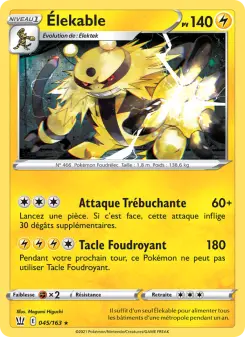 Élekable — carte 45 de l’extension Styles de combat