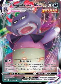 Roigada de Galar VMAX — carte 100 de l’extension Règne de Glace