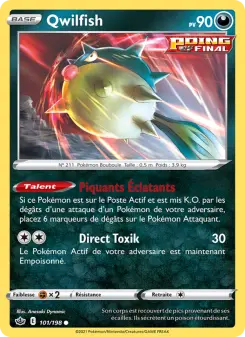 Qwilfish — carte 101 de l’extension Règne de Glace