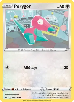 Porygon — carte 116 de l’extension Règne de Glace