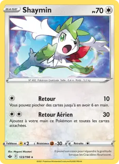 Shaymin — carte 123 de l’extension Règne de Glace