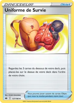 Uniforme de Survie — carte 137 de l’extension Règne de Glace