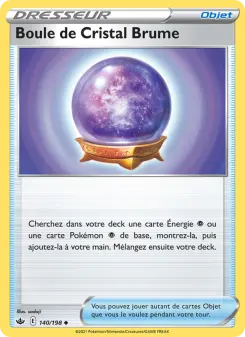 Boule de Cristal Brume — carte 140 de l’extension Règne de Glace