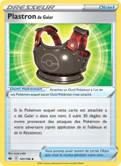 Plastron de Galar — carte 141 de l’extension Règne de Glace
