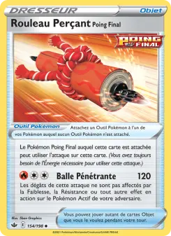 Rouleau Perçant Poing Final — carte 154 de l’extension Règne de Glace
