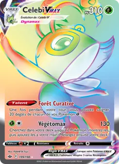 Celebi VMAX — carte 199 de l’extension Règne de Glace