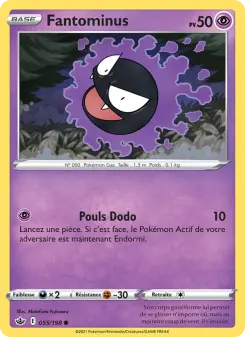 Fantominus — carte 55 de l’extension Règne de Glace