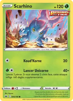 Scarhino — carte 6 de l’extension Règne de Glace