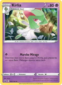 Kirlia — carte 60 de l’extension Règne de Glace