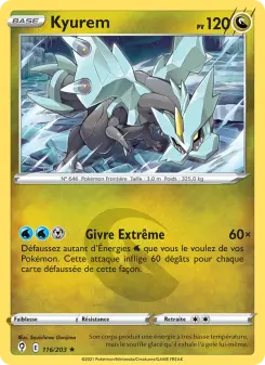 Kyurem — carte 116 de l’extension Évolution Céleste