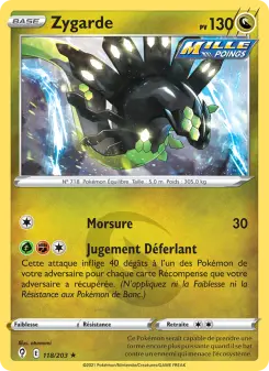 Zygarde — carte 118 de l’extension Évolution Céleste