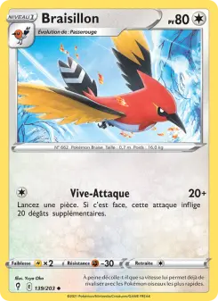 Braisillon — carte 139 de l’extension Évolution Céleste