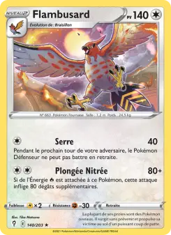 Flambusard — carte 140 de l’extension Évolution Céleste