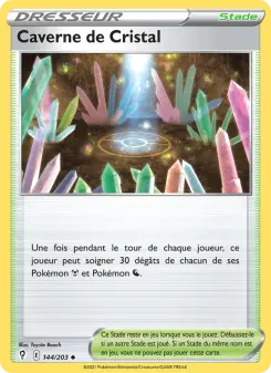 Caverne de Cristal — carte 144 de l’extension Évolution Céleste