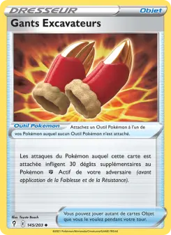 Gants Excavateurs — carte 145 de l’extension Évolution Céleste