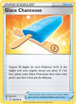 Glace Chanceuse — carte 150 de l’extension Évolution Céleste
