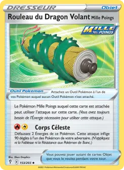 Rouleau du Dragon Volant Mille Poings — carte 153 de l’extension Évolution Céleste