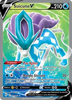Suicune V — carte 173 de l’extension Évolution Céleste