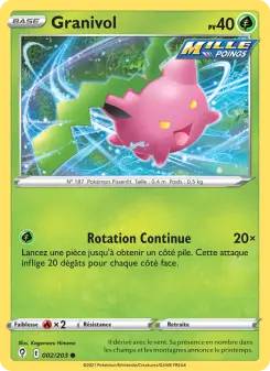 Granivol — carte 2 de l’extension Évolution Céleste