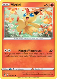 Victini — carte 20 de l’extension Évolution Céleste