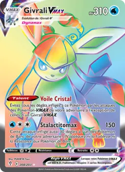 Givrali VMAX — carte 208 de l’extension Évolution Céleste